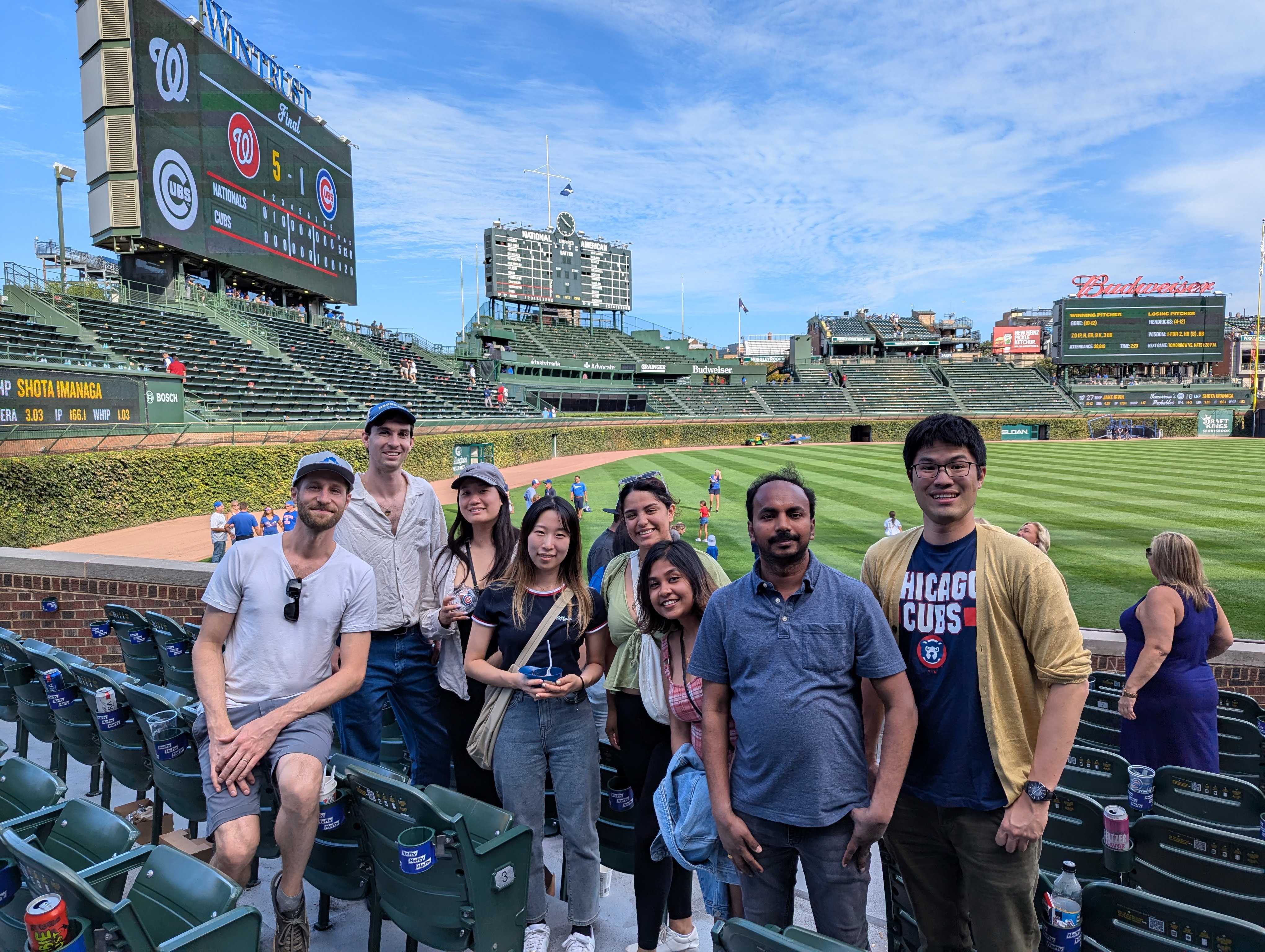 Han Lab Cubs game