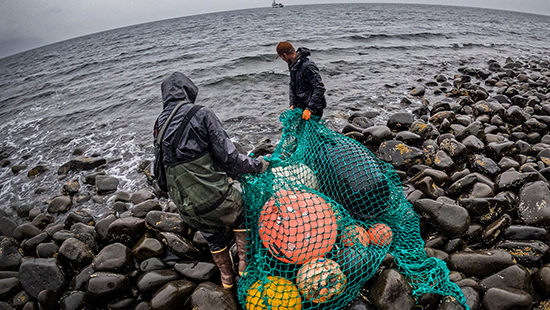 Plastics ad the edge of the world